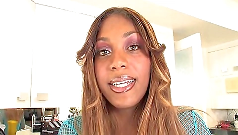 Hot blonde chick is getting her tits fucked and pounded