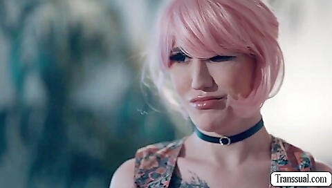 A hot redhead lets her stepbro take her inside her