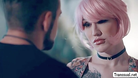 Hot redhead is fucked by her stepbrother on the bed