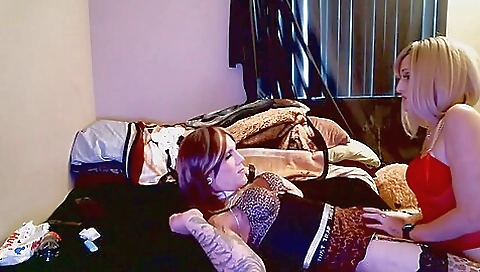 Blonde gets fucked in the anal with her man's dick