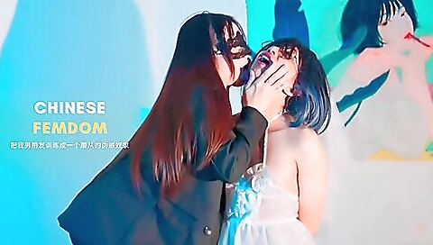 Chinese woman gets her foot fetish turned into an anal one