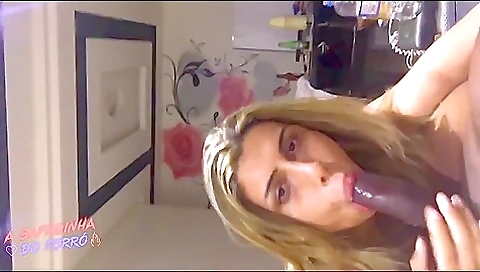 Hot blonde babe gets her pussy wet and cum in her mouth